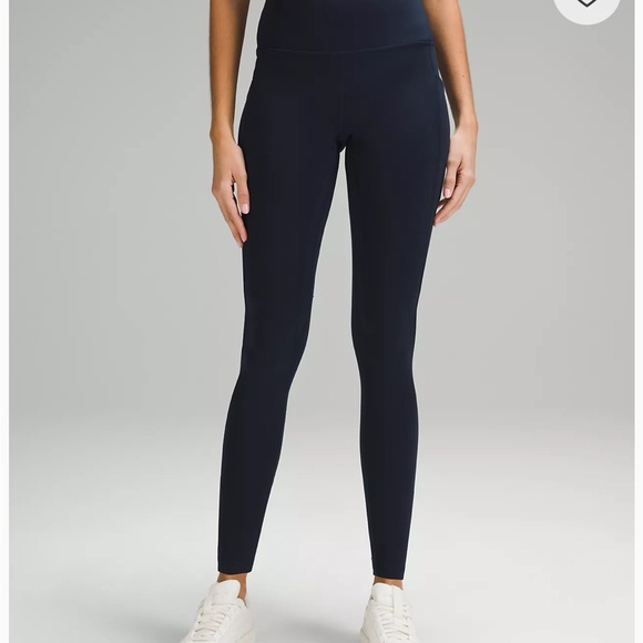 lululemon athletica Pants - Lululemon Navy High-Waisted Leggings